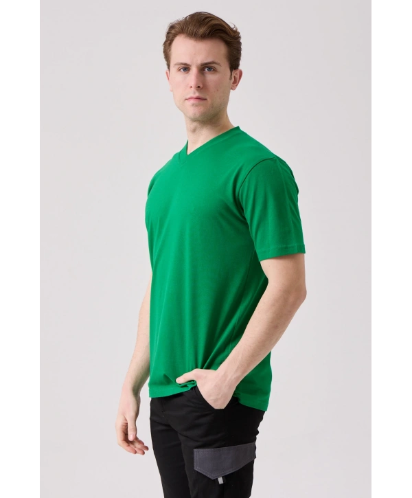 Galanthus V Yaka T-shirt - Nefes Alabilir, Rahat Ve Şık Tasarım