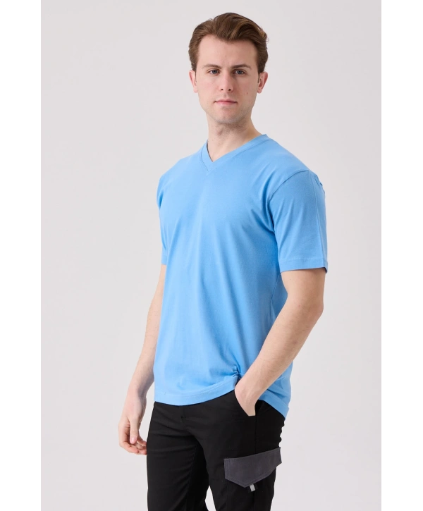 Galanthus V Yaka T-shirt - Nefes Alabilir, Rahat Ve Şık Tasarım