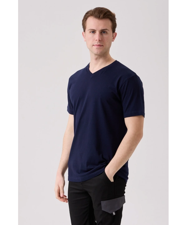 Galanthus V Yaka T-shirt - Nefes Alabilir, Rahat Ve Şık Tasarım