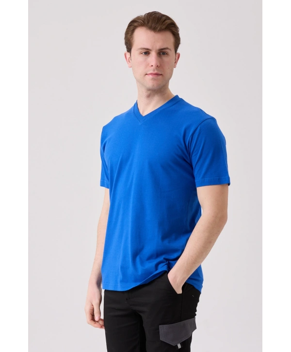 Galanthus V Yaka T-shirt - Nefes Alabilir, Rahat Ve Şık Tasarım