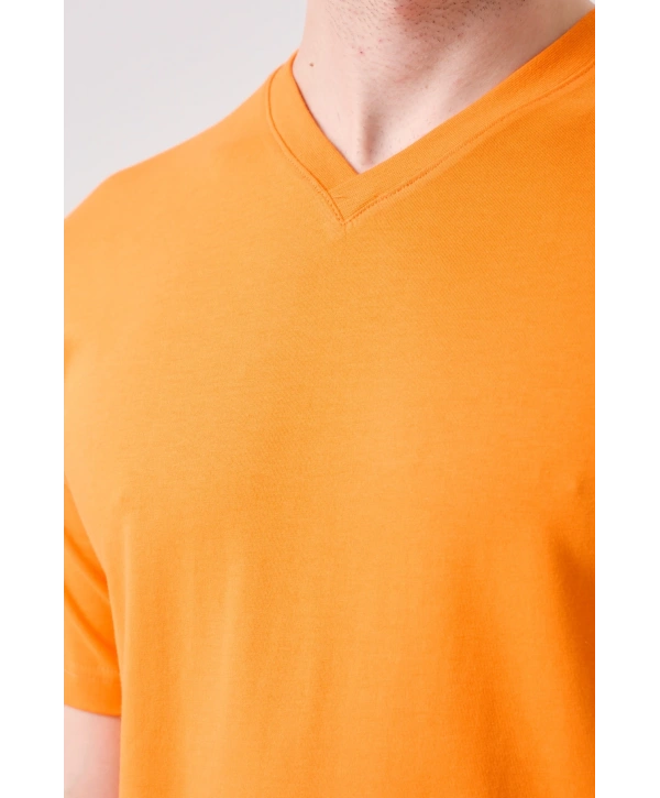 Galanthus V Yaka T-shirt - Nefes Alabilir, Rahat Ve Şık Tasarım