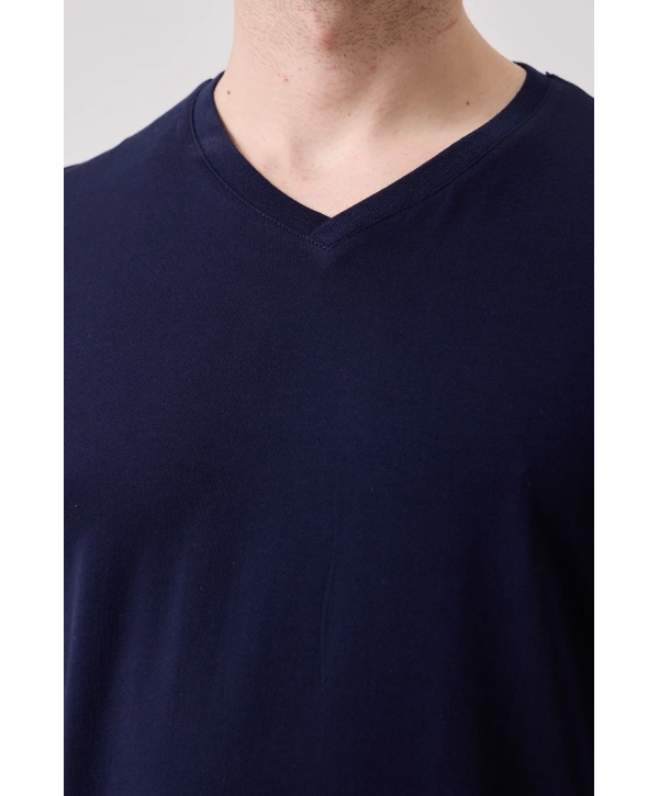 Galanthus V Yaka T-shirt - Nefes Alabilir, Rahat Ve Şık Tasarım