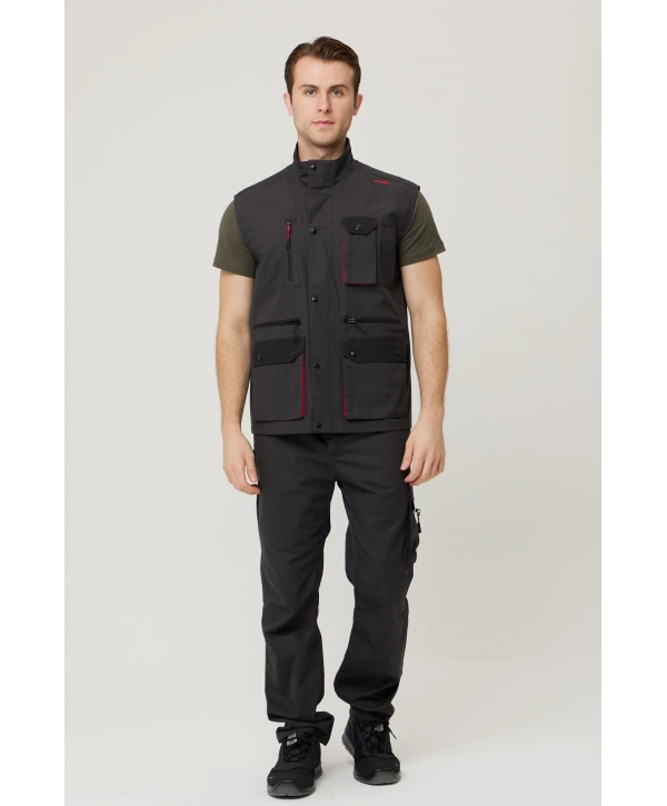 Galium İş Ve Outdoor Yelek - Hafif, Dayanıklı, Çok Cepli, Fonksiyonel Tasarım