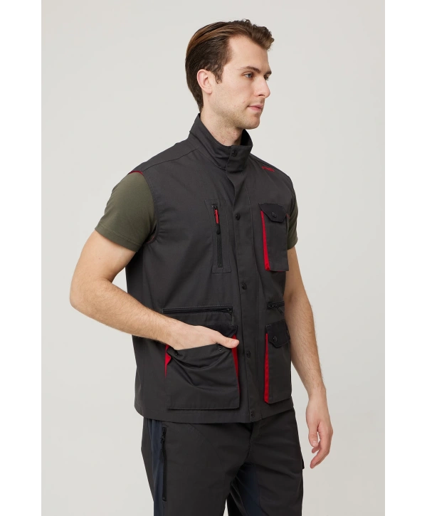 Galium İş Ve Outdoor Yelek - Hafif, Dayanıklı, Çok Cepli, Fonksiyonel Tasarım