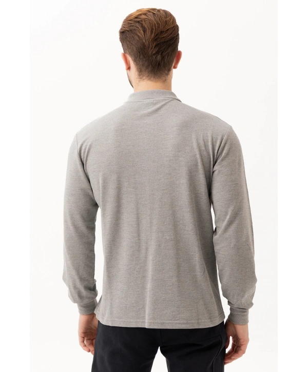 Gaura Polo T-shırt Gri Melanj