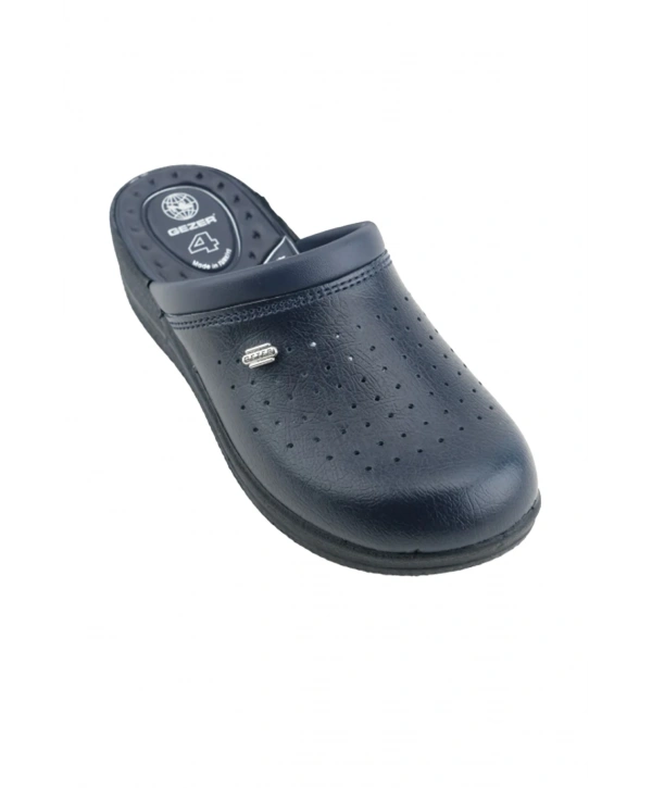 Gezer Sabo Terlik 4 Nokta Destekli Ortopedik Hemşire Aşçı Terliği Lacivert