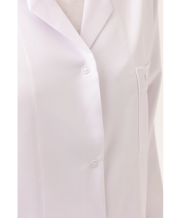 Hedera Kadın Önlük - Beyaz Doktor Öğrenci Laboratuvar Önlüğü | Medikal İş Önlüğü