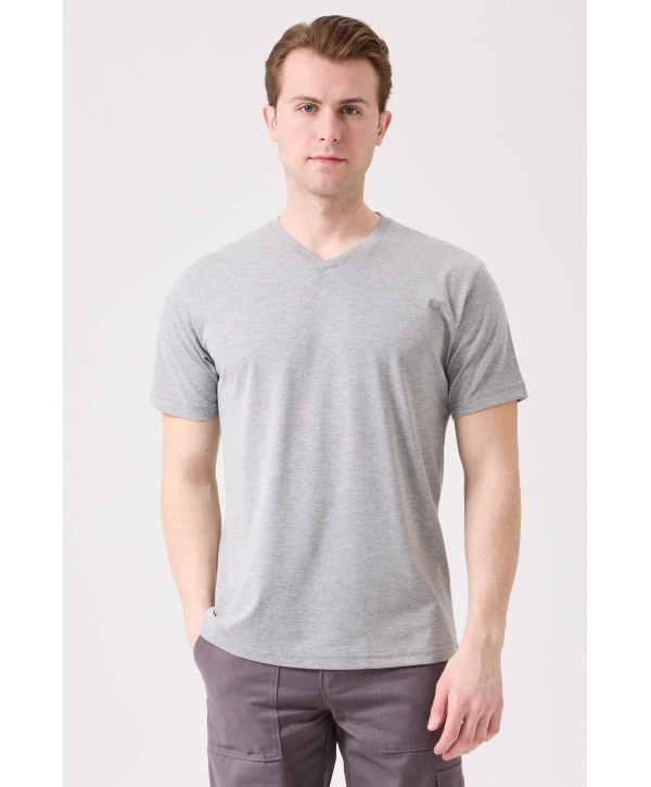 Herba V Yaka T-shirt - Nefes Alabilir, Rahat Ve Şık Tasarım