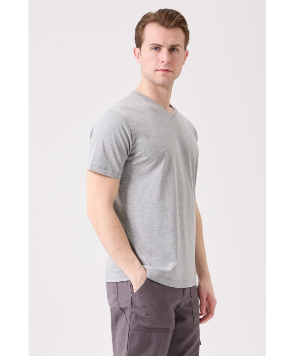 Herba V Yaka T-shirt - Nefes Alabilir, Rahat Ve Şık Tasarım