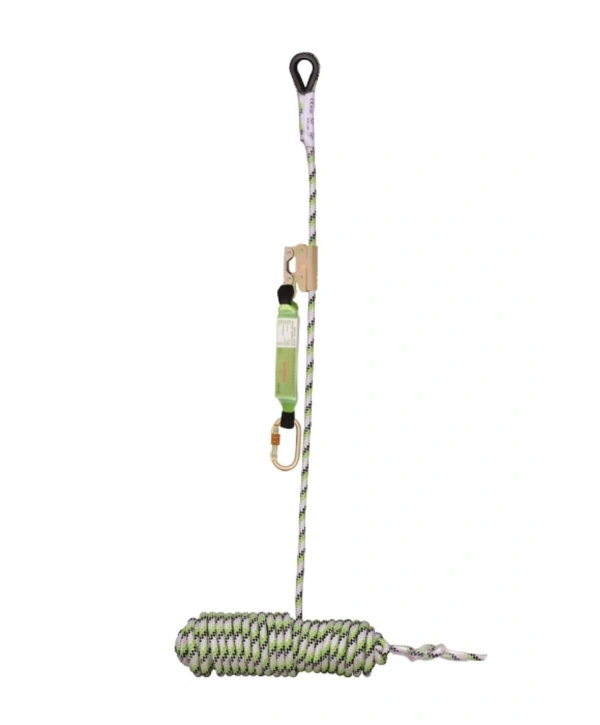 Karam Ky 2003-20 Mt Mobil Düşüş Tutucu – 20 Metre Polyester Statik Halatlı Şok Emicili Sistem
