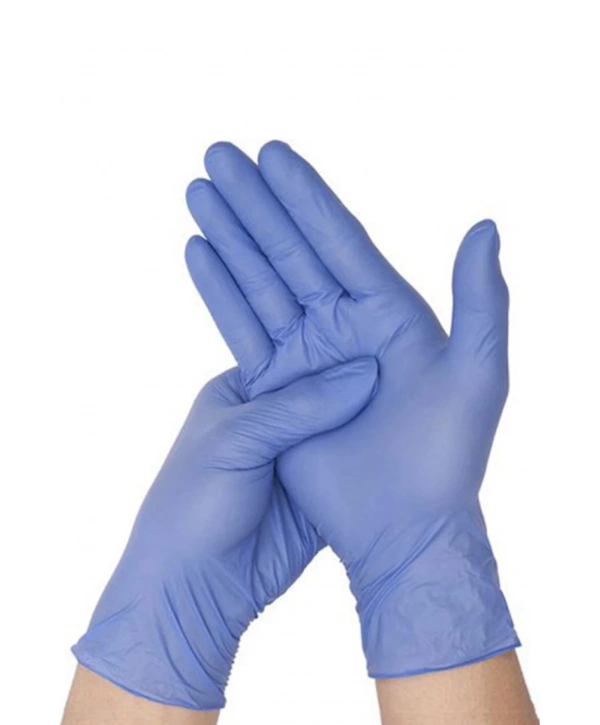 Koin Medikal Mavi Nitril Eldiven | Pudrasız, Tek Kullanımlık, Muayene Eldiveni (100’lü Kutu)