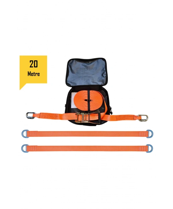 Ky3000-a Yatay Mobil Çantalı Yaşam Hattı Ankraj Bağlantılı 20mt