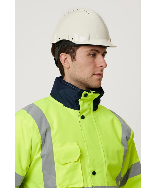 Linum Reflektörlü İş Güvenliği Parkası - Su Ve Rüzgar Geçirmez, Yüksek Görünürlüklü Kışlık Mont