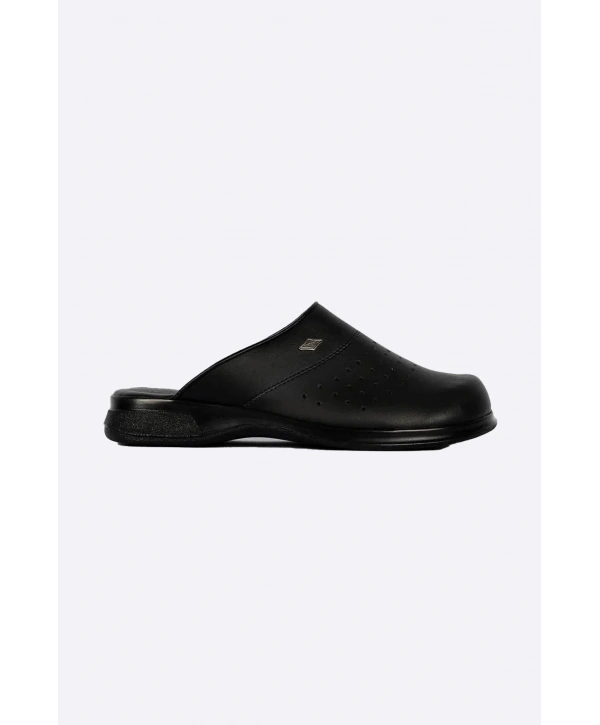 Magiacomfort Mg-3001 Siyah Yarım Yakasız Sabo Terlik Ortopedik Rahat Kullanım