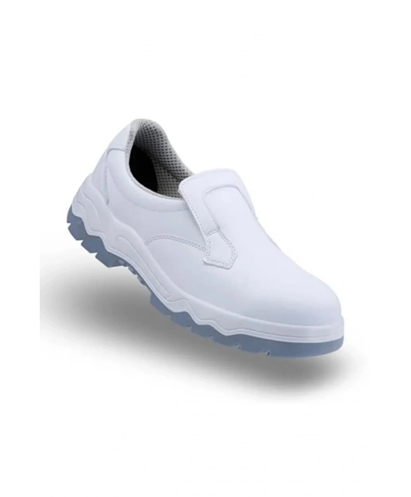 Mekap 060 S2 İş Ayakkabısı Cilt Deri Suya Dayanıklı Çelik Burunlu Beyaz