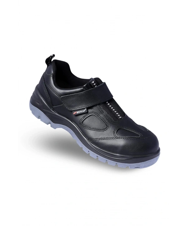 Mekap 155 Policap S2 Kompozit Burun İş Ayakkabısı | Siyah Deri, Hafif Ve Dayanıklı