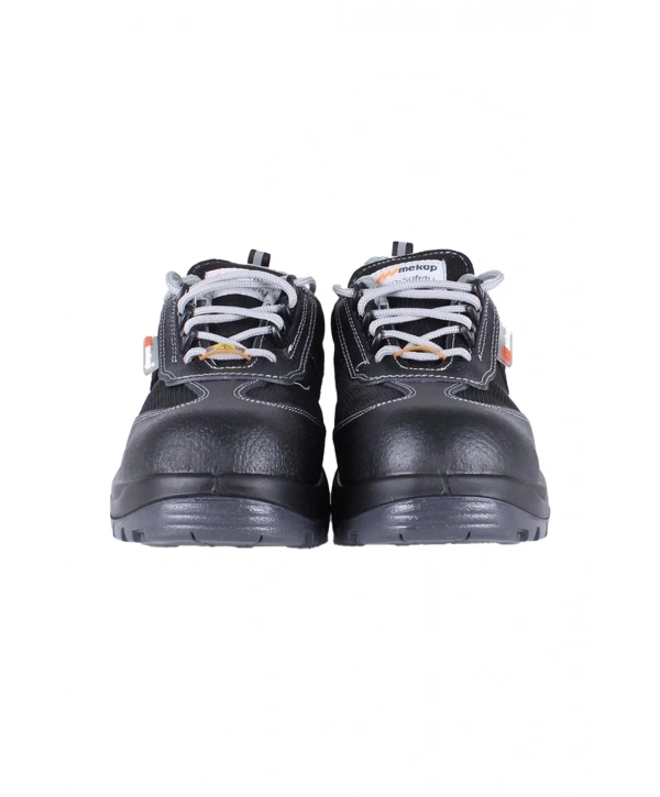 Mekap 232 Rolax S1 Yalıtkan Siyah Siyah Kaymaz Tabanlı Nefes Alabilir Hafif İş Ayakkabısı