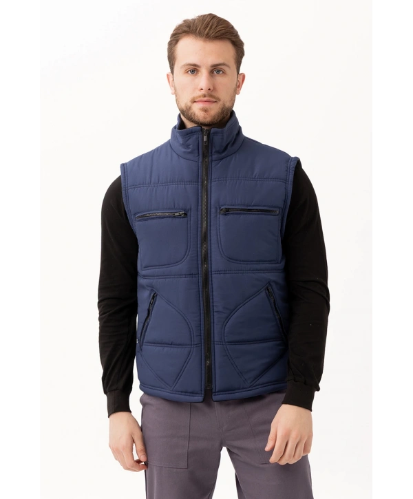 Melesa Kışlık İş Ve Outdoor Yelek - Suya Dayanıklı, Sıcak Tutucu, Çok Cepli