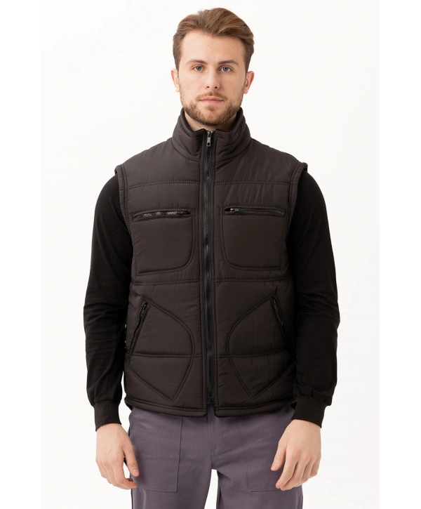 Melesa Kışlık İş Ve Outdoor Yelek - Suya Dayanıklı, Sıcak Tutucu, Çok Cepli