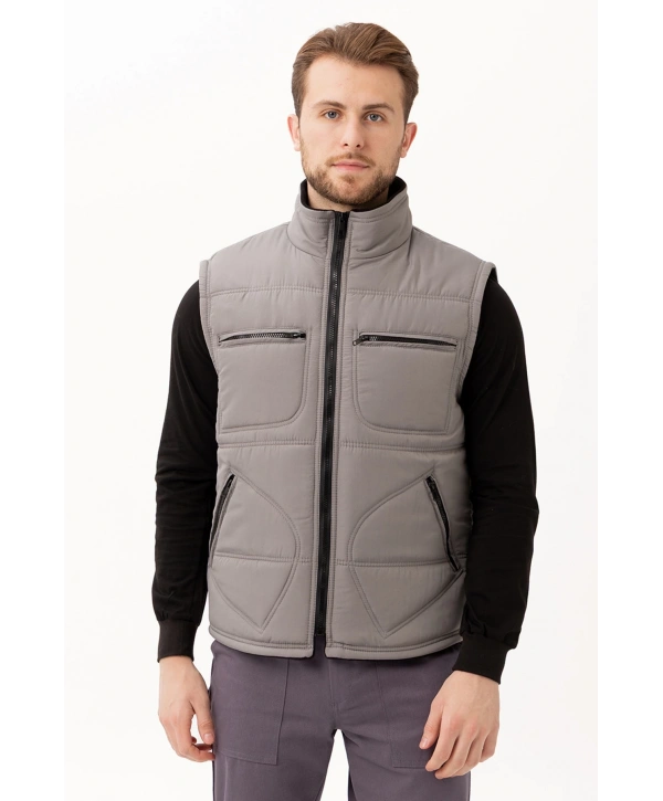 Melesa Kışlık İş Ve Outdoor Yelek - Suya Dayanıklı, Sıcak Tutucu, Çok Cepli