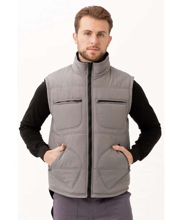 Melesa Kışlık İş Ve Outdoor Yelek - Suya Dayanıklı, Sıcak Tutucu, Çok Cepli