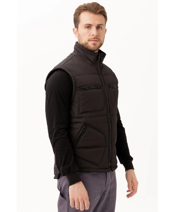 Melesa Kışlık İş Ve Outdoor Yelek - Suya Dayanıklı, Sıcak Tutucu, Çok Cepli