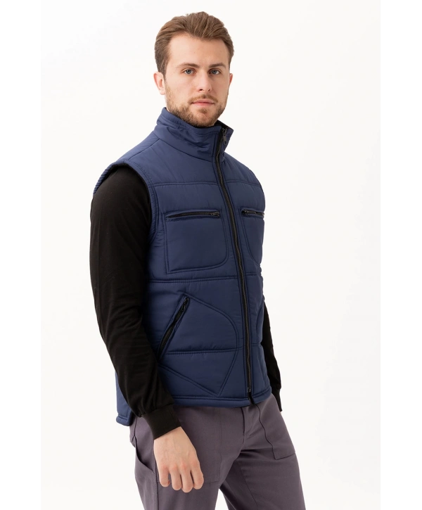 Melesa Kışlık İş Ve Outdoor Yelek - Suya Dayanıklı, Sıcak Tutucu, Çok Cepli