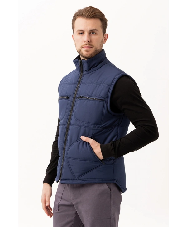 Melesa Kışlık İş Ve Outdoor Yelek - Suya Dayanıklı, Sıcak Tutucu, Çok Cepli