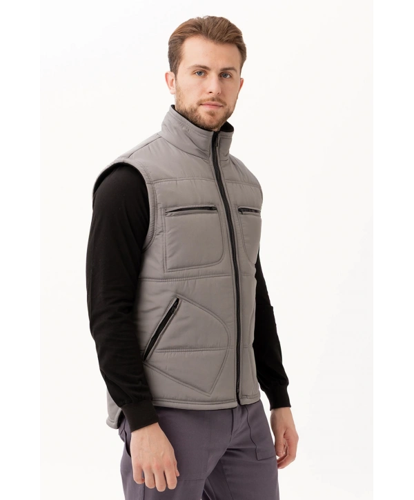 Melesa Kışlık İş Ve Outdoor Yelek - Suya Dayanıklı, Sıcak Tutucu, Çok Cepli