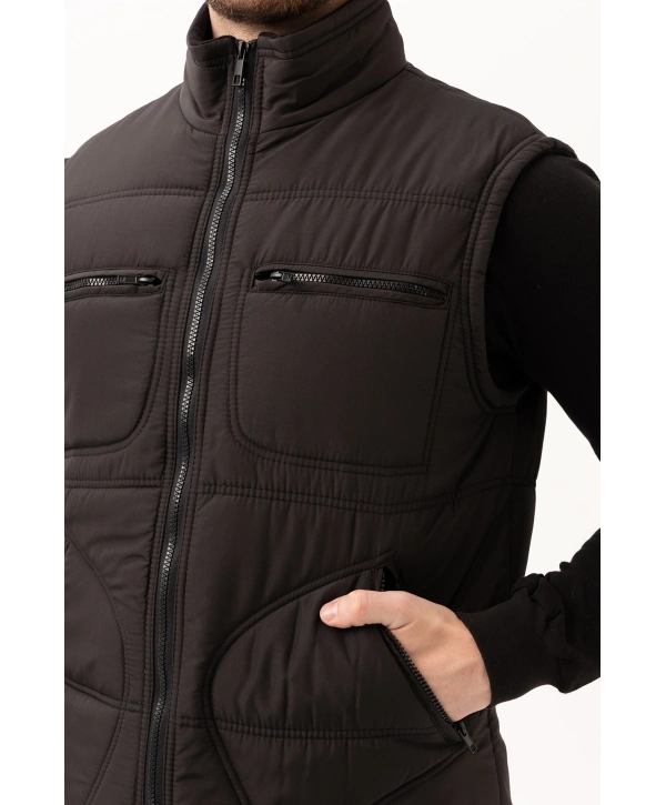 Melesa Kışlık İş Ve Outdoor Yelek - Suya Dayanıklı, Sıcak Tutucu, Çok Cepli