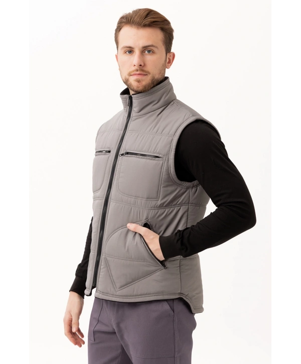 Melesa Kışlık İş Ve Outdoor Yelek - Suya Dayanıklı, Sıcak Tutucu, Çok Cepli