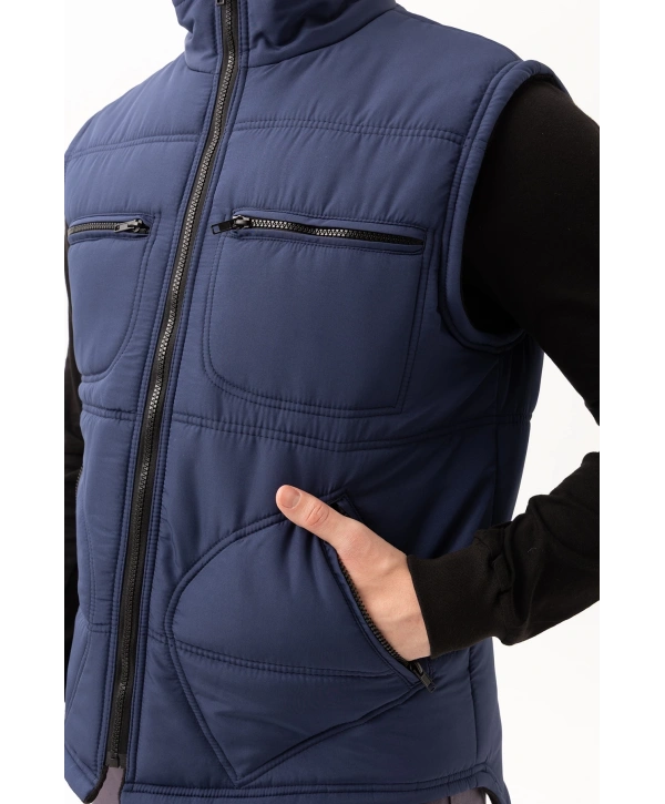 Melesa Kışlık İş Ve Outdoor Yelek - Suya Dayanıklı, Sıcak Tutucu, Çok Cepli