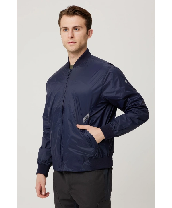 Morino Jacket Erkek Klasik Bomber Ceket Fermuarlı Şık Tasarım Dayanıklı Kumaş Rahat Kesim