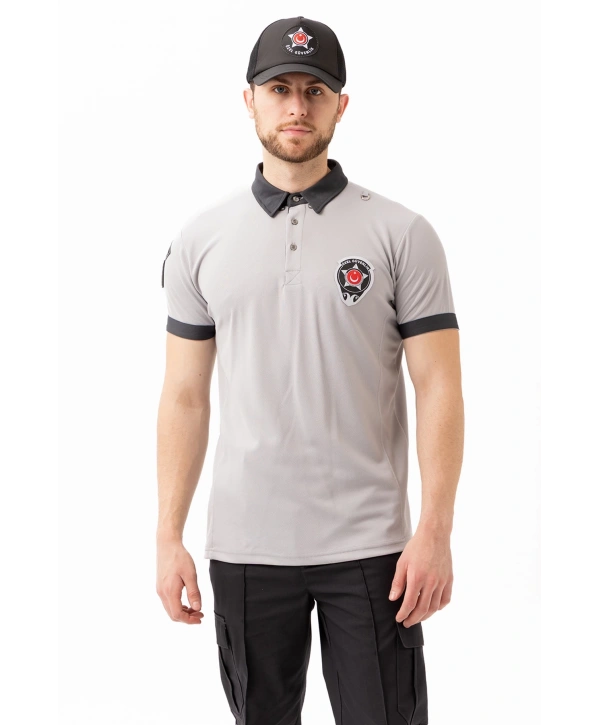 Münih Güvenlik T-shirt Unisex | Güvenlik Görevlisi Polo Yaka Tişört, Personel Üniforma, İş Kıyafeti