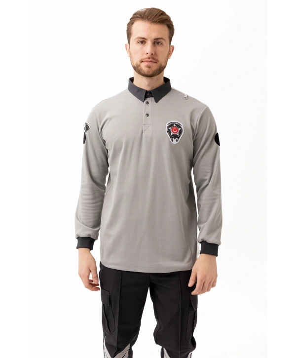 Münih Güvenlik Uzun Kol T-shirt – Kurumsal Güvenlik Personel Kıyafeti