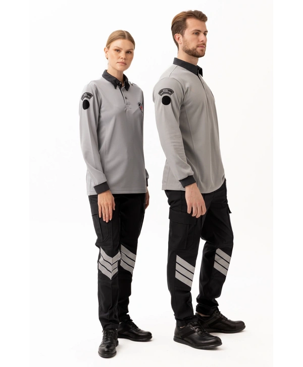 Münih Güvenlik Uzun Kol T-shirt – Kurumsal Güvenlik Personel Kıyafeti