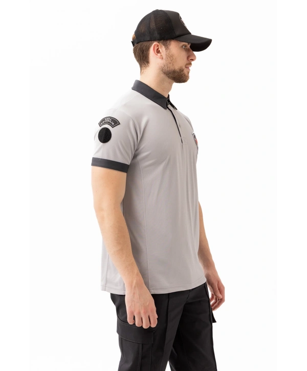 Özel Güvenlik Kısa Kollu Polo Tişört Armalı Profesyonel Ve Şık Tasarım