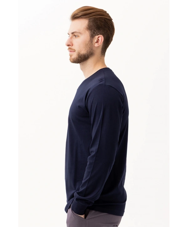 Padus V Yaka Uzun Kollu T-shirt - Rahat Kesim, Günlük Ve İş Kullanımı İçin