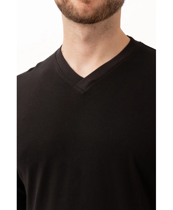 Padus V Yaka Uzun Kollu T-shirt - Rahat Kesim, Günlük Ve İş Kullanımı İçin