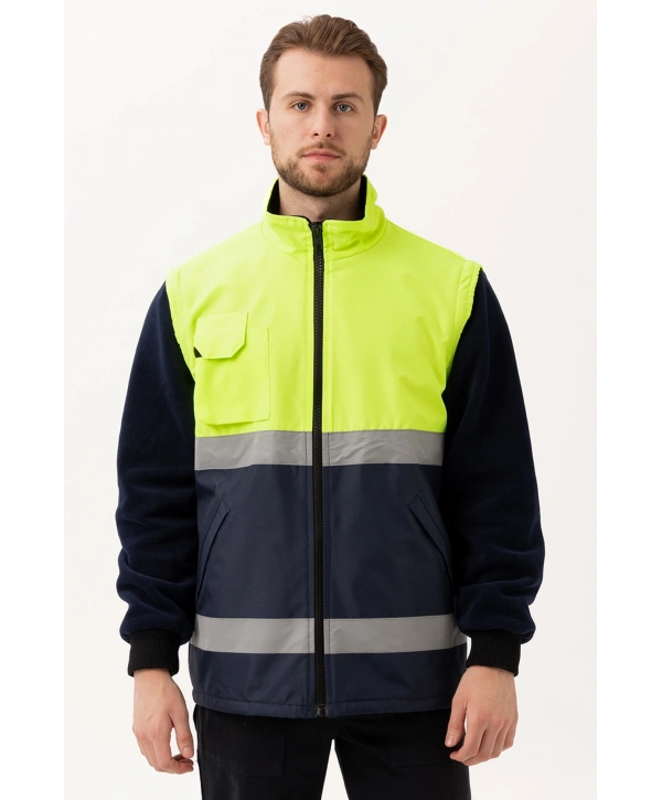 Pendula Mont - Soğuk Havalara Uygun Reflektörlü İşçi Montu – Yüksek Görünürlük