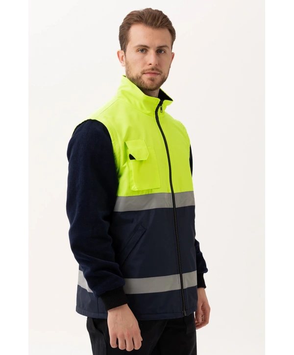 Pendula Mont - Soğuk Havalara Uygun Reflektörlü İşçi Montu – Yüksek Görünürlük