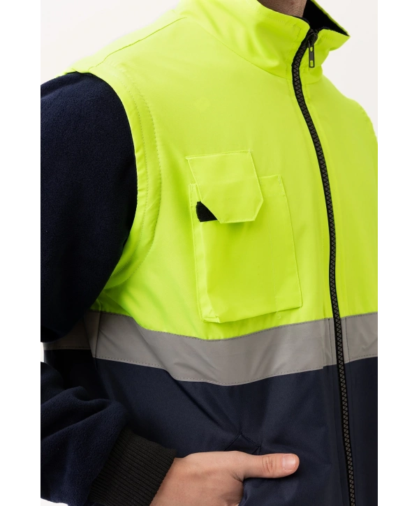 Pendula Mont - Soğuk Havalara Uygun Reflektörlü İşçi Montu – Yüksek Görünürlük