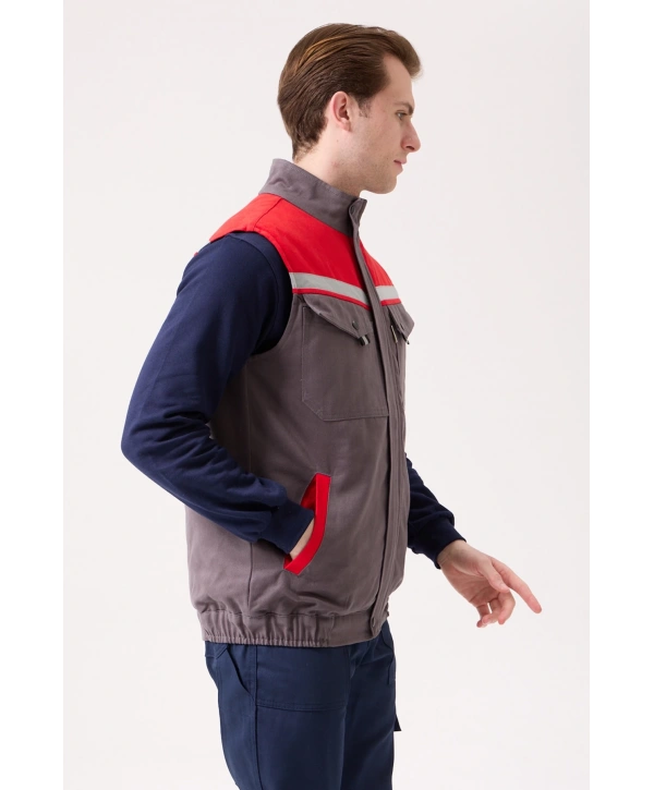 Royal Kışlık İş Yeleği - Sıcak Tutucu, Rüzgar Geçirmez, Çok Cepli Ve Reflektörlü