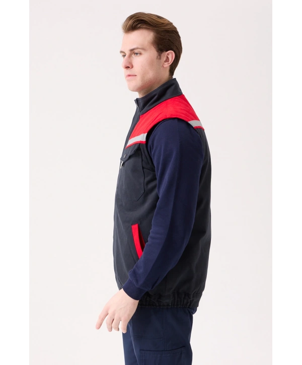 Royal Kışlık İş Yeleği - Sıcak Tutucu, Rüzgar Geçirmez, Çok Cepli Ve Reflektörlü