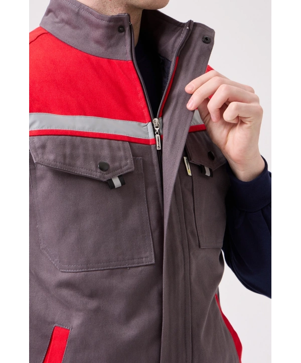 Royal Kışlık İş Yeleği - Sıcak Tutucu, Rüzgar Geçirmez, Çok Cepli Ve Reflektörlü