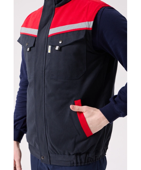 Royal Kışlık İş Yeleği - Sıcak Tutucu, Rüzgar Geçirmez, Çok Cepli Ve Reflektörlü