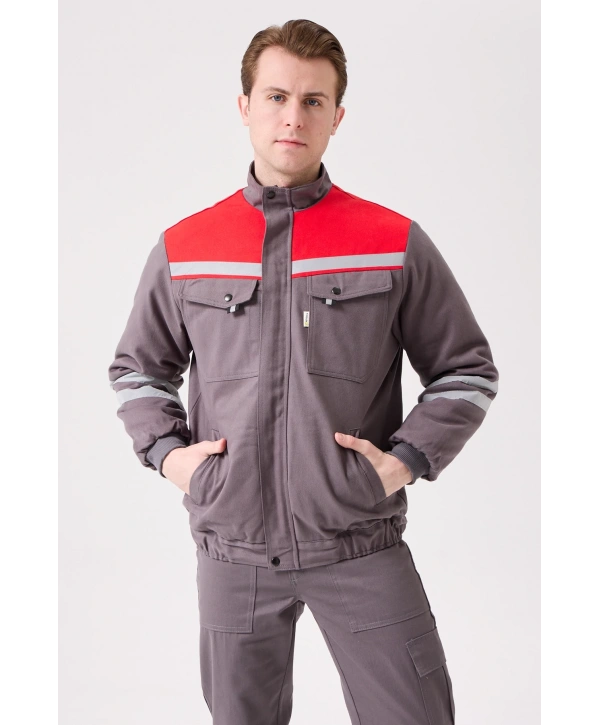 Royal Kışlık Mont İçi Kapitoneli Reflektörlü Sıcak Tutan Dayanıklı İş Montu