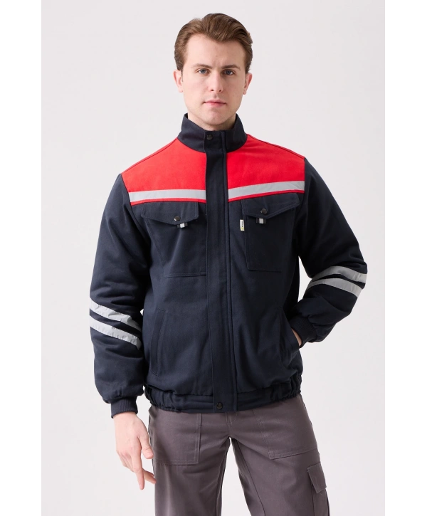 Royal Kışlık Mont İçi Kapitoneli Reflektörlü Sıcak Tutan Dayanıklı İş Montu