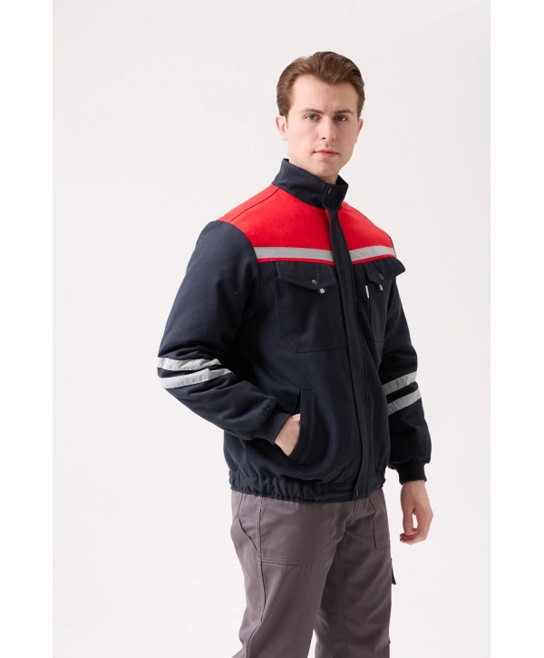 Royal Kışlık Mont İçi Kapitoneli Reflektörlü Sıcak Tutan Dayanıklı İş Montu