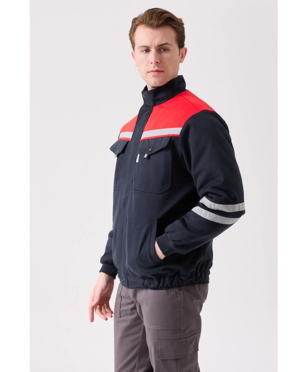 Royal Kışlık Mont İçi Kapitoneli Reflektörlü Sıcak Tutan Dayanıklı İş Montu